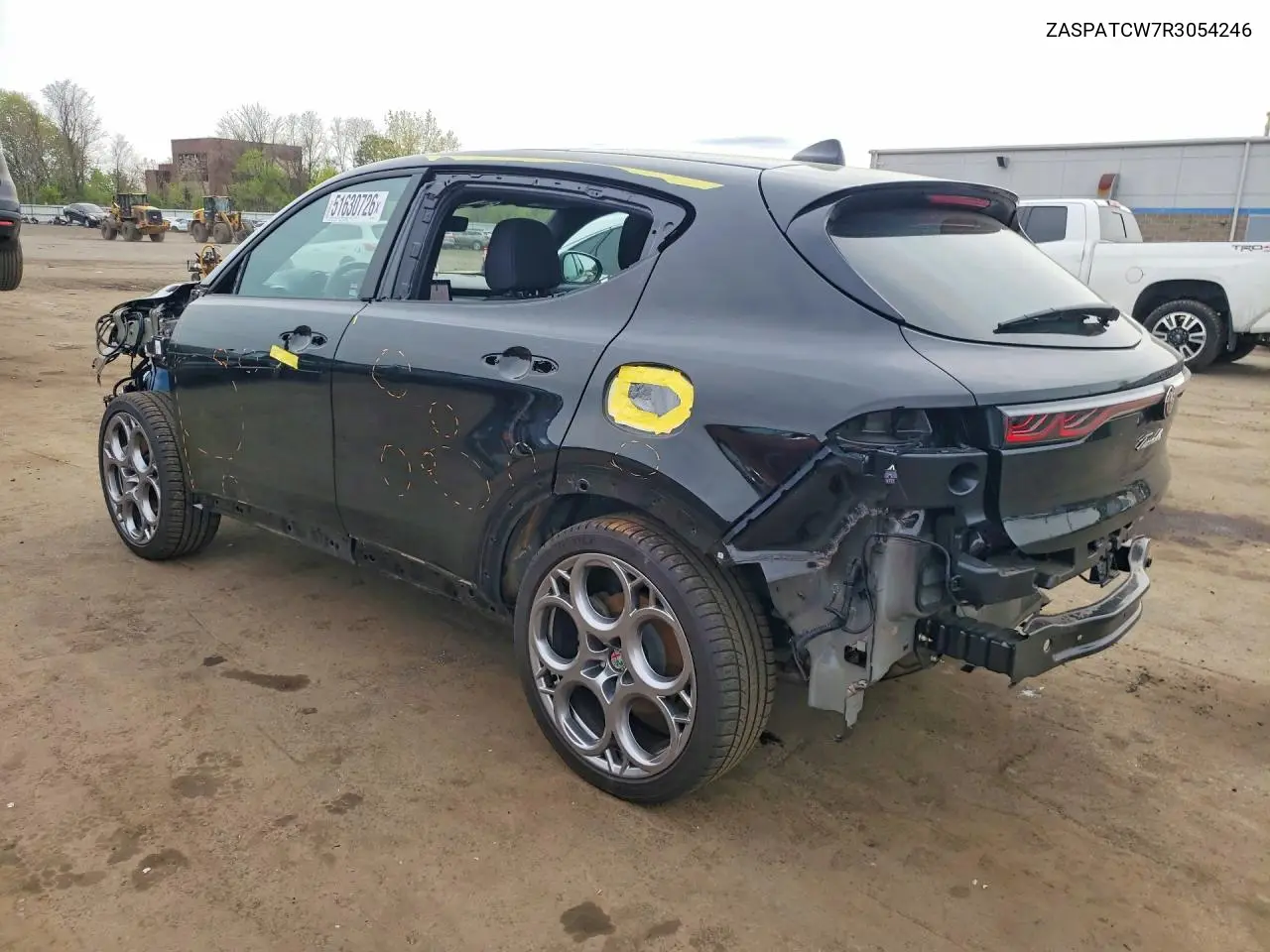 2024 Alfa Romeo Tonale Ti VIN: ZASPATCW7R3054246 Lot: 51630726