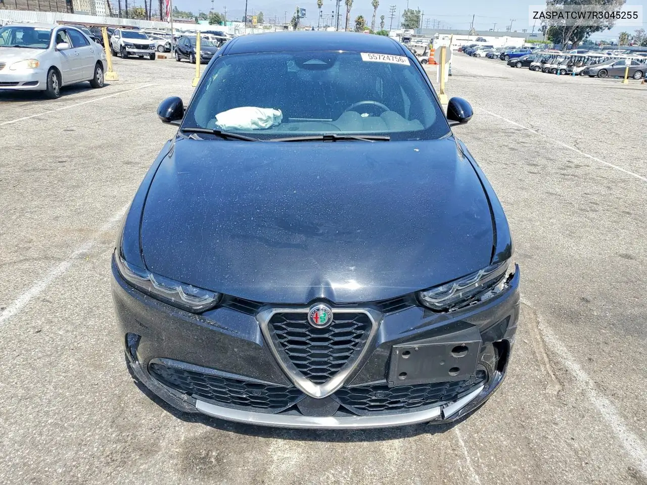 2024 Alfa Romeo Tonale Ti VIN: ZASPATCW7R3045255 Lot: 55724756