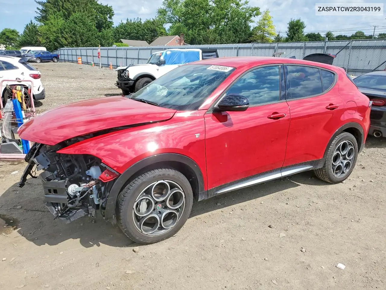 2024 Alfa Romeo Tonale Ti VIN: ZASPATCW2R3043199 Lot: 57084886