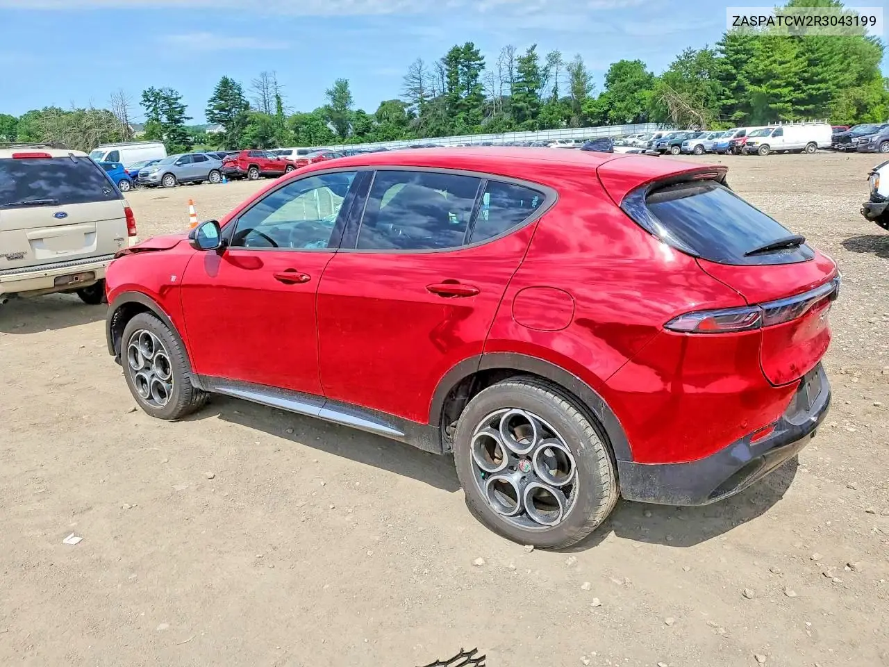 2024 Alfa Romeo Tonale Ti VIN: ZASPATCW2R3043199 Lot: 57084886
