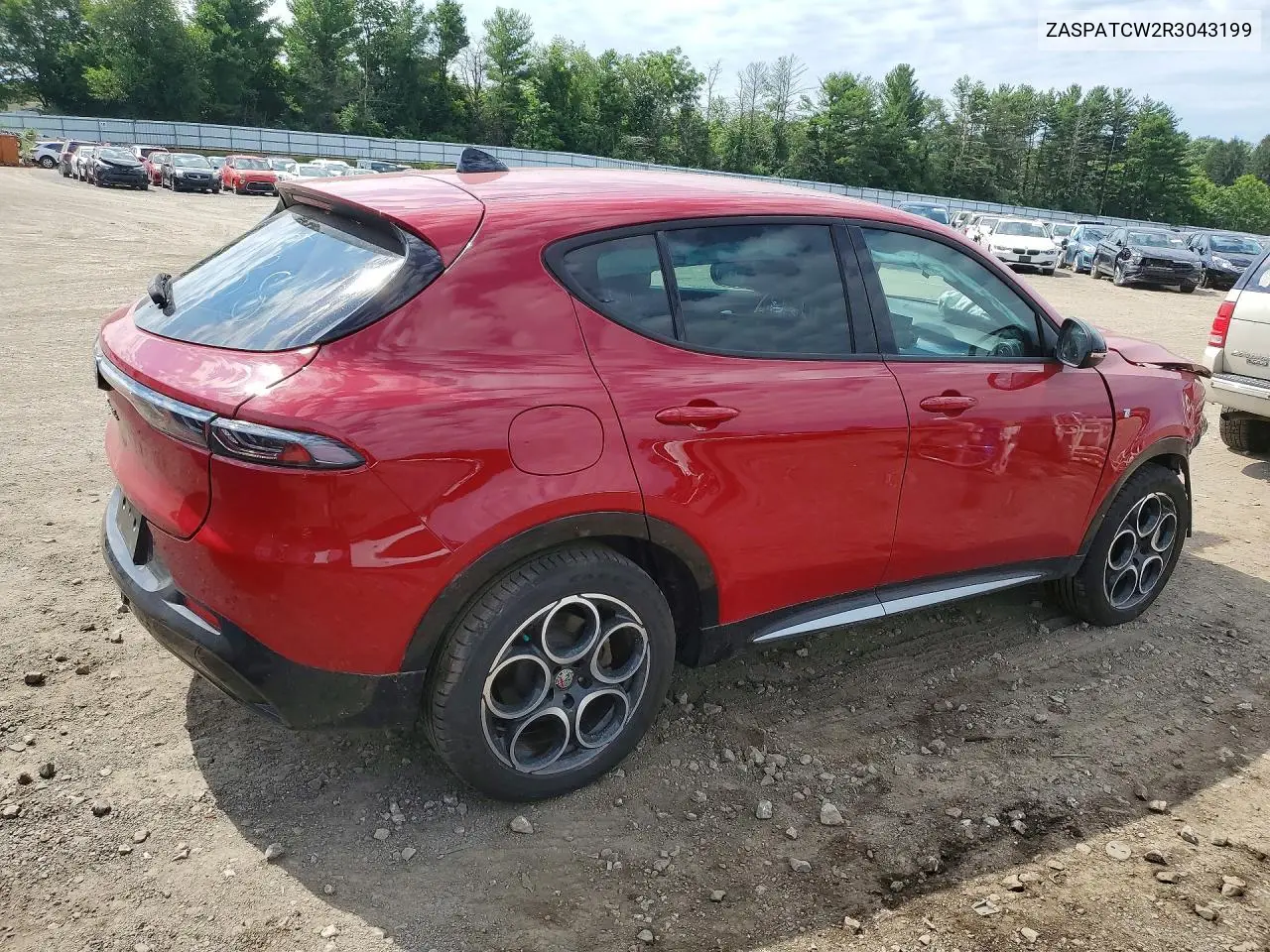 2024 Alfa Romeo Tonale Ti VIN: ZASPATCW2R3043199 Lot: 57084886