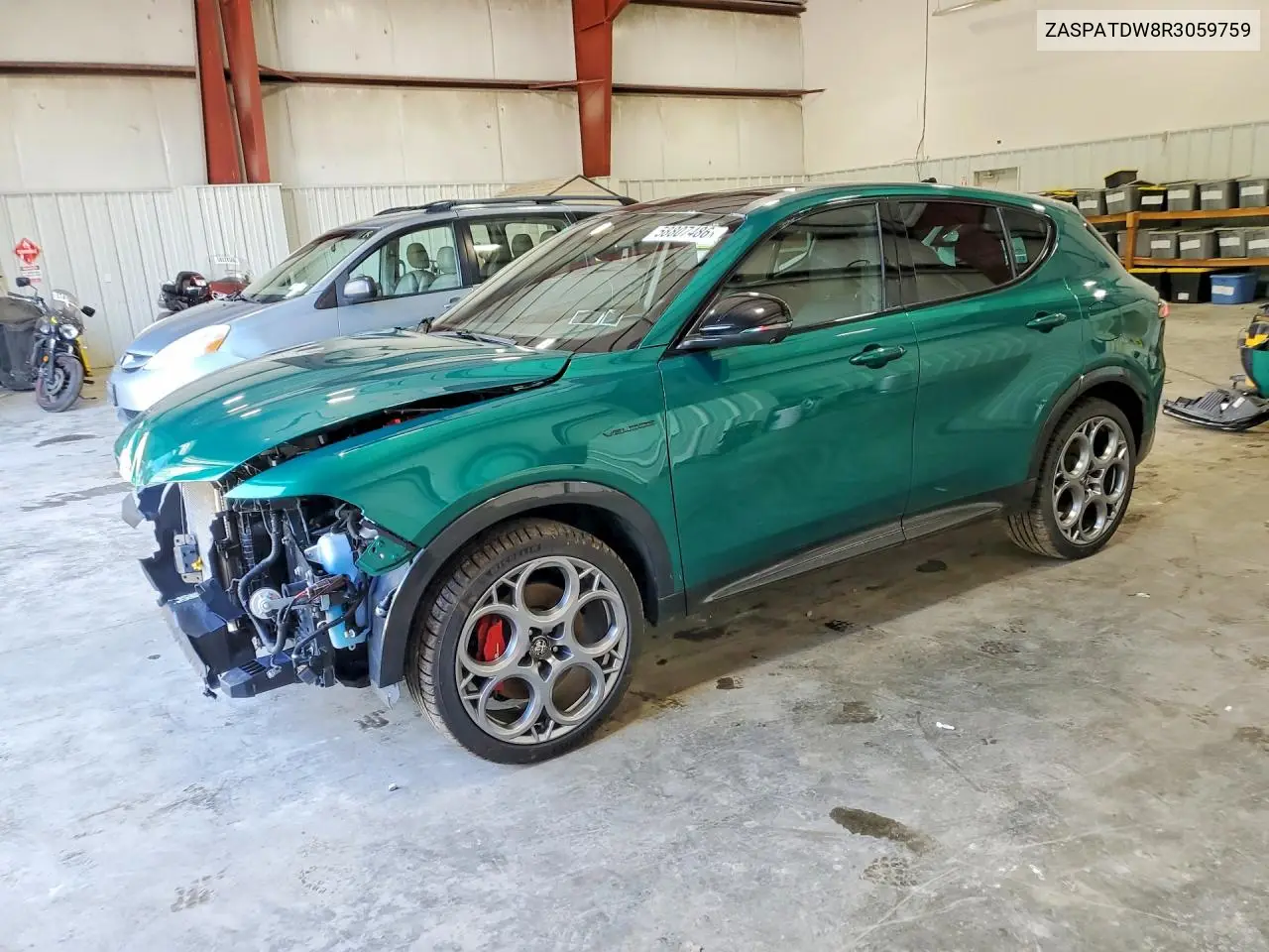 2024 Alfa Romeo Tonale Veloce VIN: ZASPATDW8R3059759 Lot: 58807486