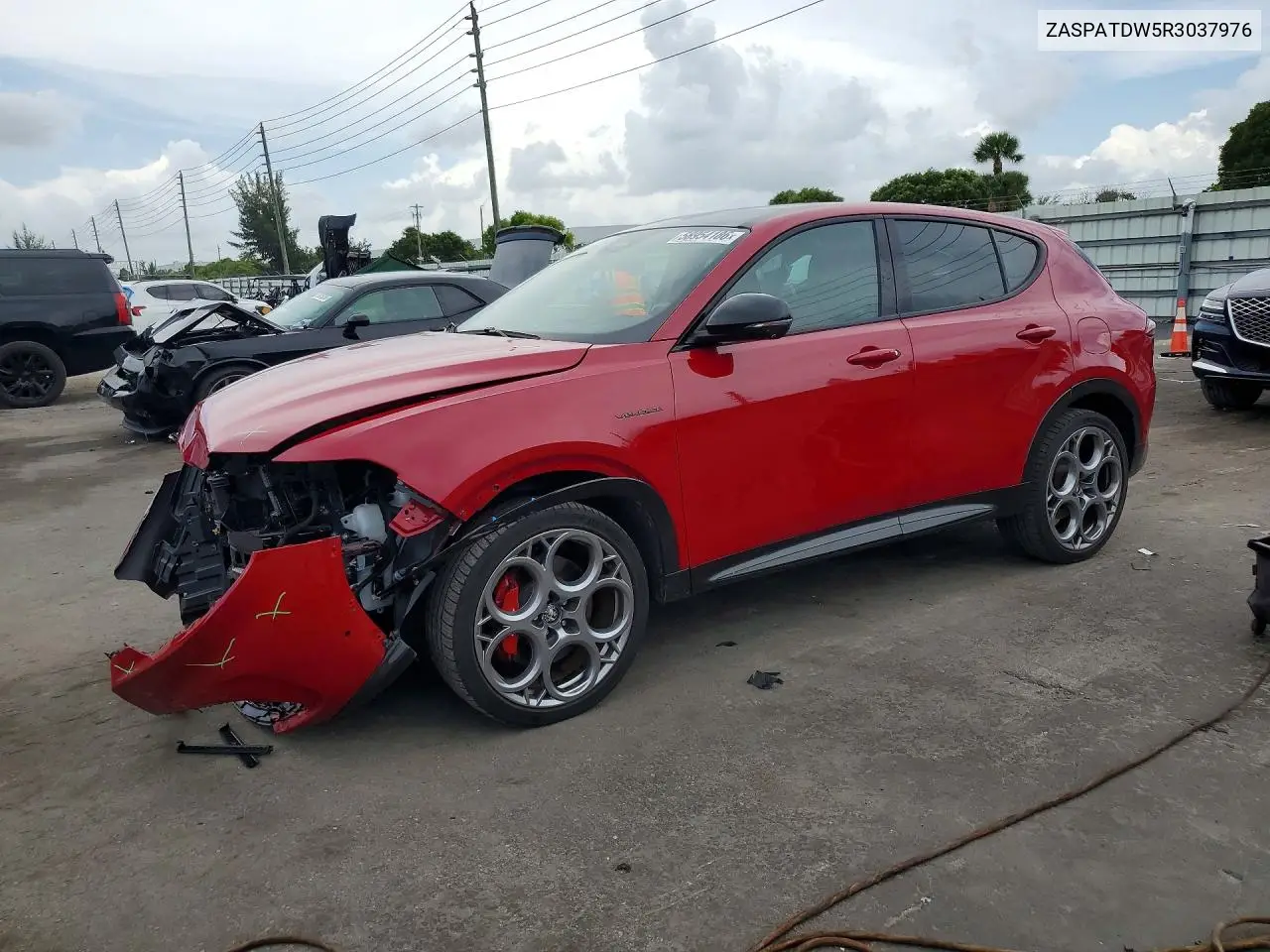 2024 Alfa Romeo Tonale Veloce VIN: ZASPATDW5R3037976 Lot: 58954186