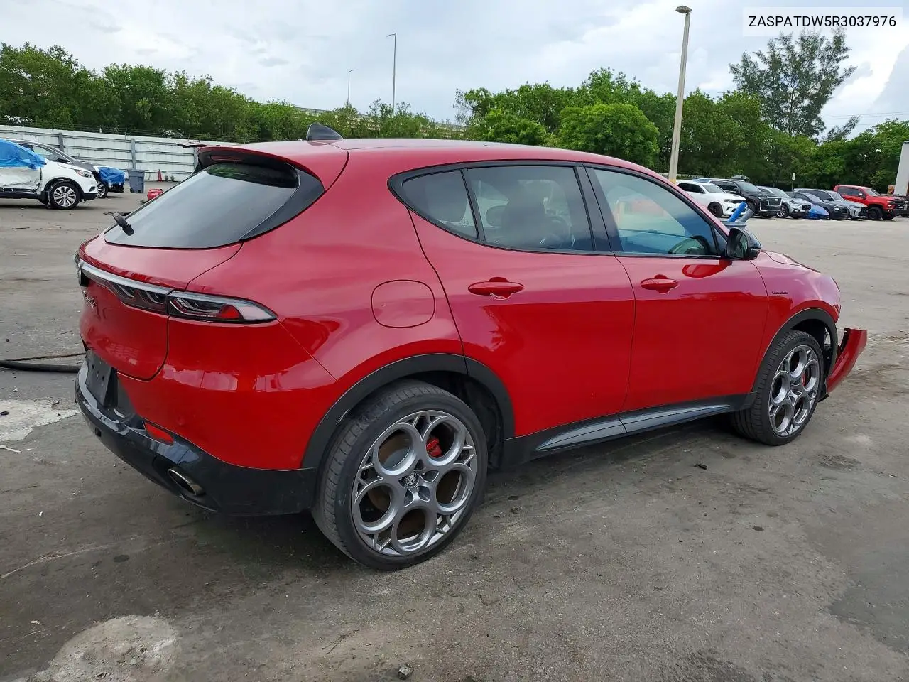 2024 Alfa Romeo Tonale Veloce VIN: ZASPATDW5R3037976 Lot: 58954186