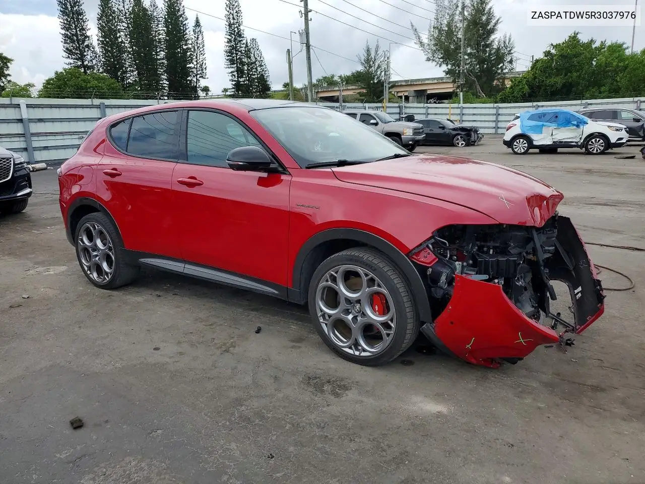 2024 Alfa Romeo Tonale Veloce VIN: ZASPATDW5R3037976 Lot: 58954186