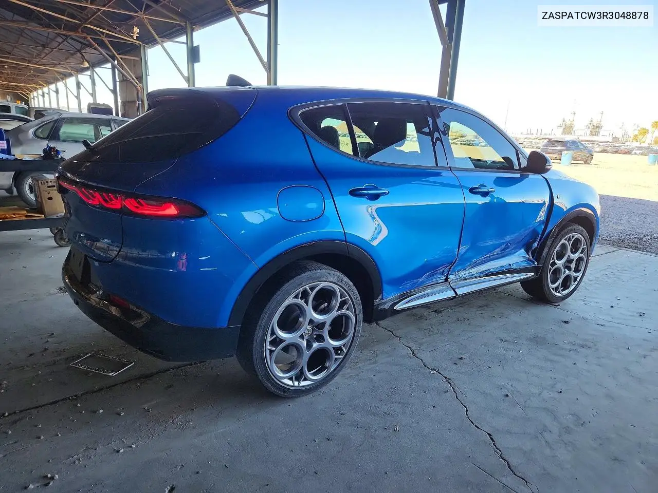 2024 Alfa Romeo Tonale Ti VIN: ZASPATCW3R3048878 Lot: 59801386