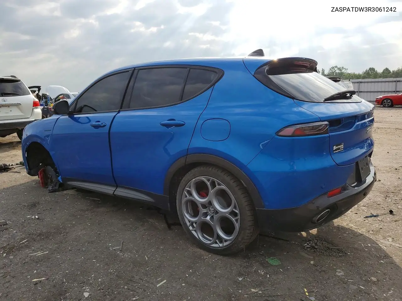 2024 Alfa Romeo Tonale Veloce VIN: ZASPATDW3R3061242 Lot: 61337026