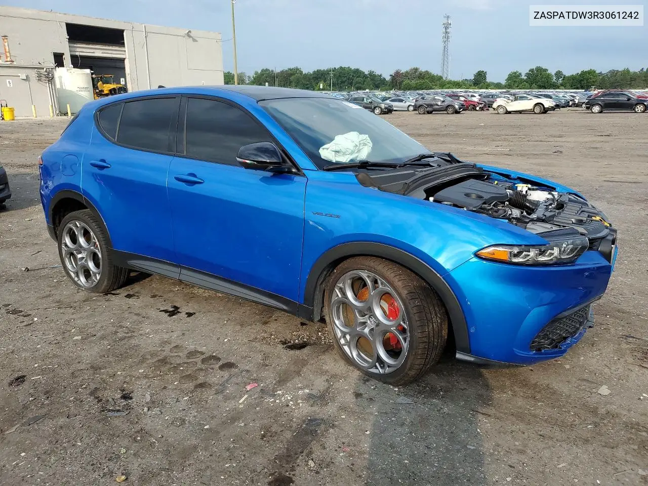 2024 Alfa Romeo Tonale Veloce VIN: ZASPATDW3R3061242 Lot: 61337026