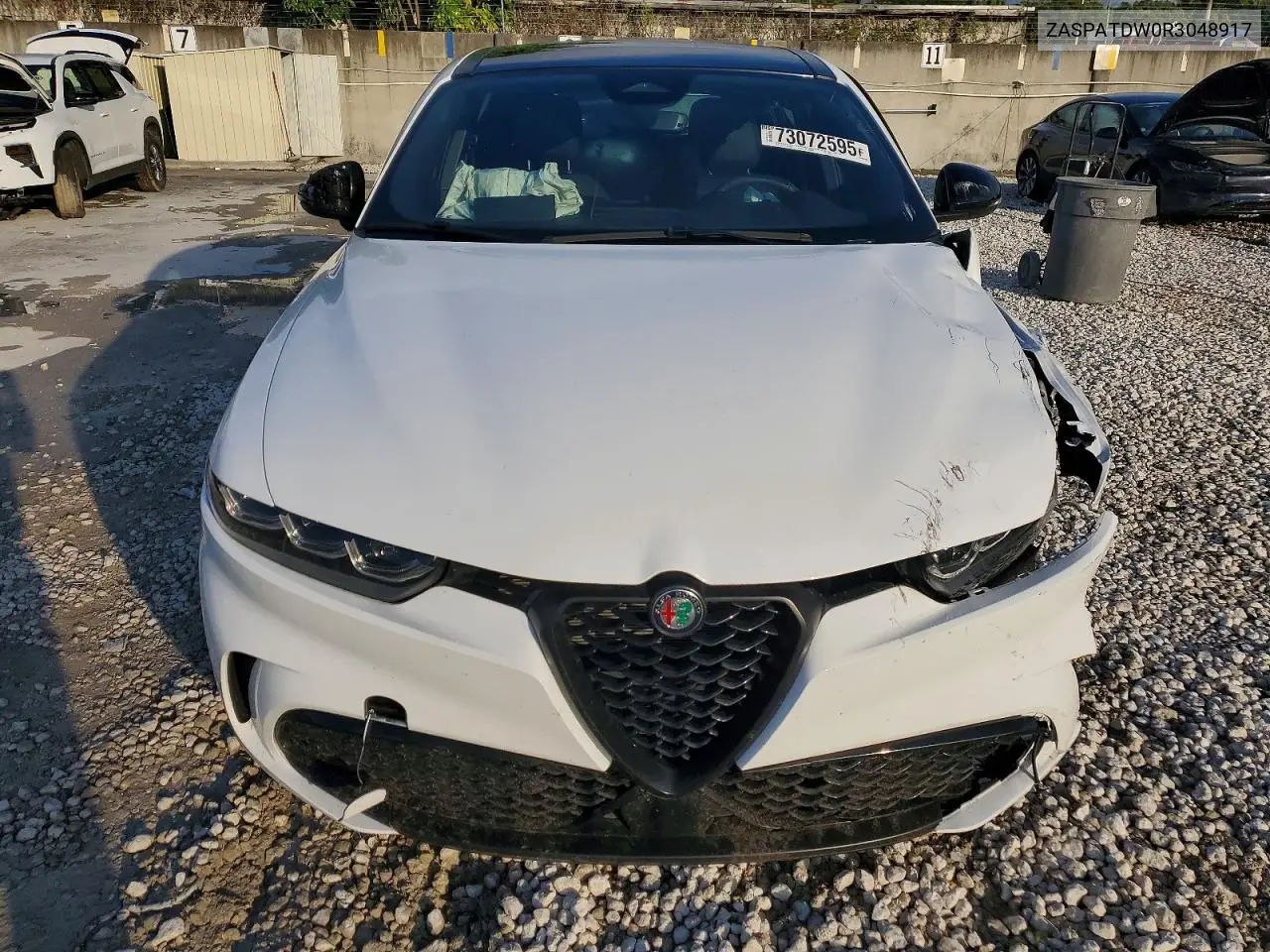 2024 Alfa Romeo Tonale Veloce VIN: ZASPATDW0R3048917 Lot: 73072595
