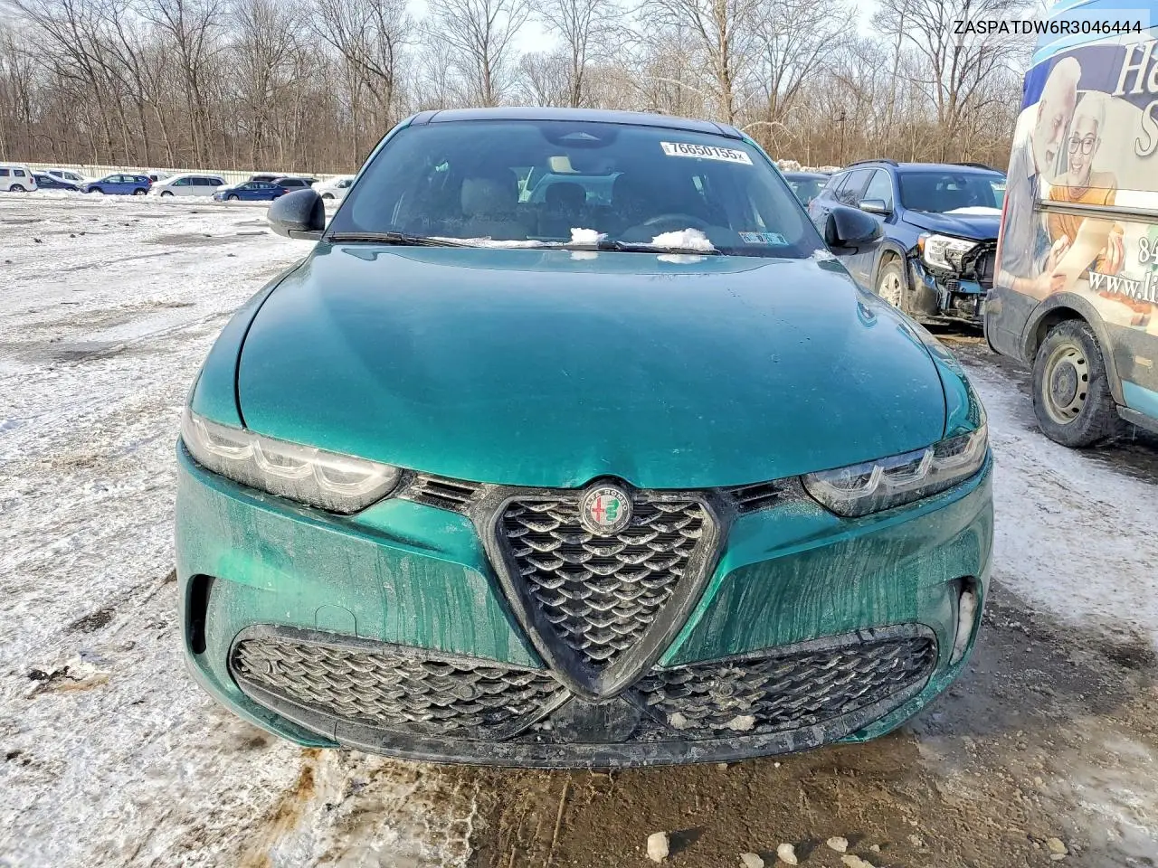 2024 Alfa Romeo Tonale Veloce VIN: ZASPATDW6R3046444 Lot: 76650155