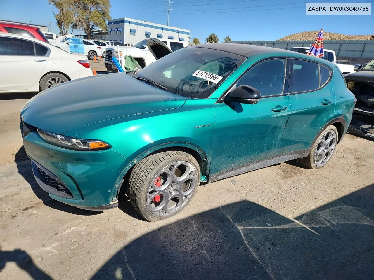 2024 Alfa Romeo Tonale Veloce VIN: ZASPATDW0R3049758 Lot: 91712865