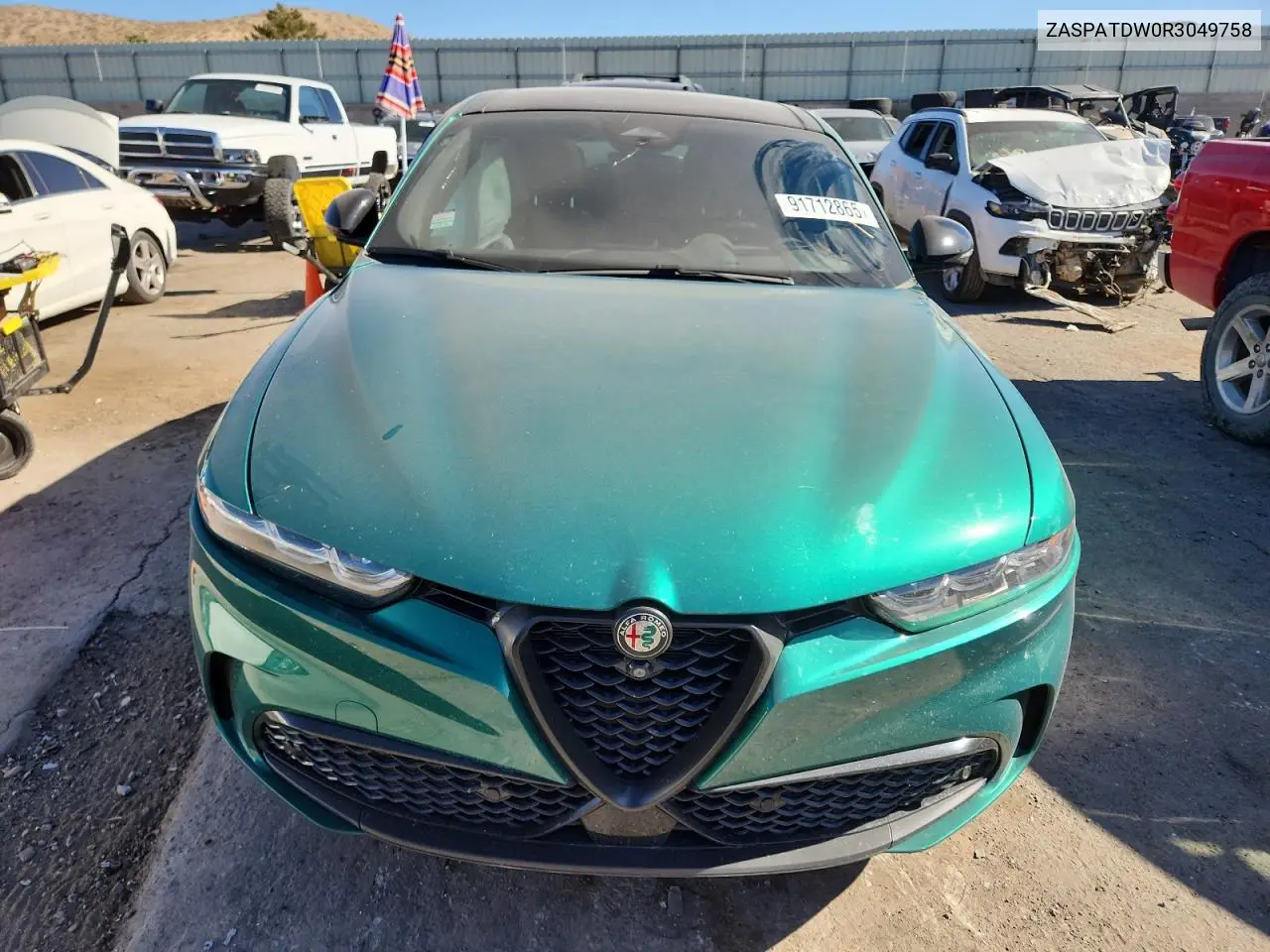 2024 Alfa Romeo Tonale Veloce VIN: ZASPATDW0R3049758 Lot: 91712865