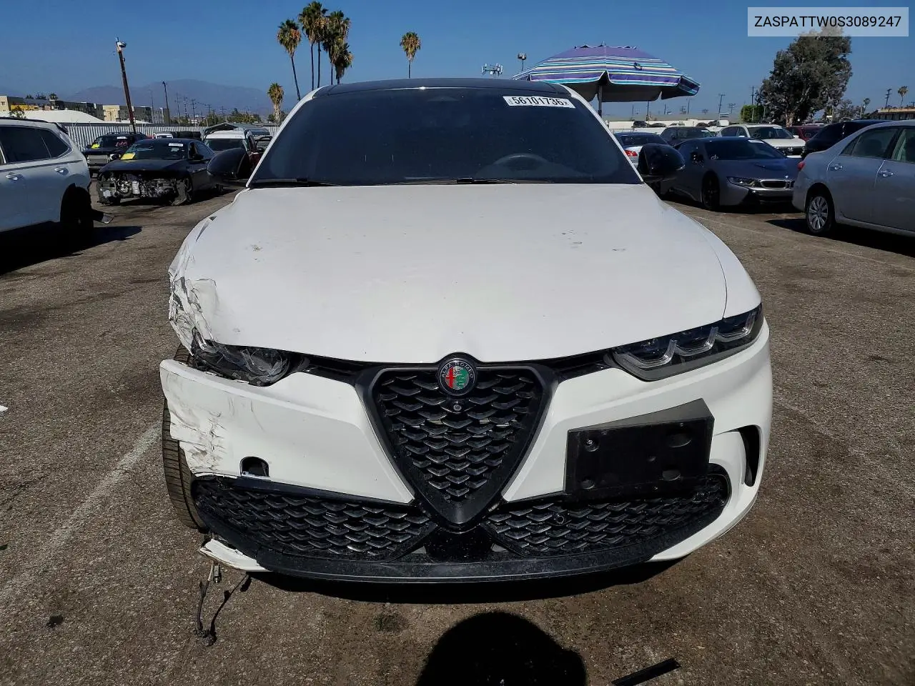 2025 Alfa Romeo Tonale Tributo Italiano VIN: ZASPATTW0S3089247 Lot: 56101736
