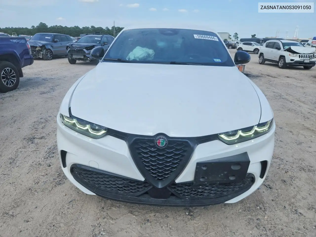 2025 Alfa Romeo Tonale Base VIN: ZASNATAN0S3091050 Lot: 59669466