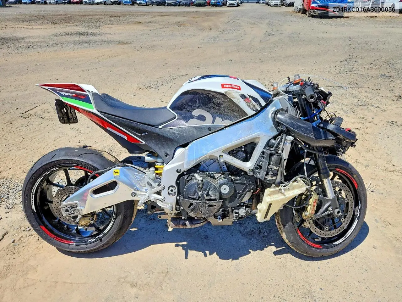 2010 Aprilia Rsv4 R VIN: ZD4RKC016AS000056 Lot: 57243136