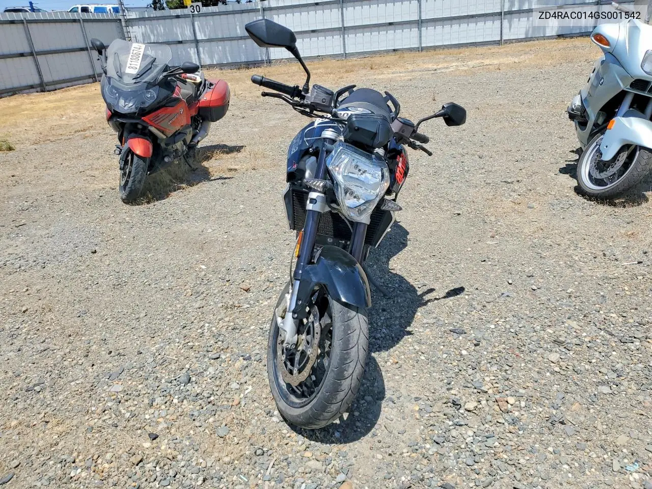 2016 Aprilia Shiver 750 VIN: ZD4RAC014GS001542 Lot: 59720826