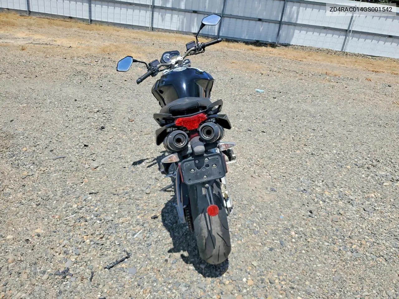 2016 Aprilia Shiver 750 VIN: ZD4RAC014GS001542 Lot: 59720826