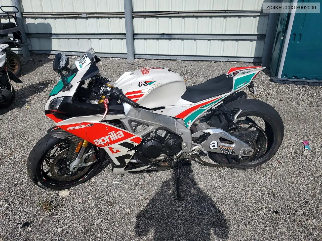 2020 Aprilia Tuono VIN: ZD4KEU00XLS002000 Lot: 58583066