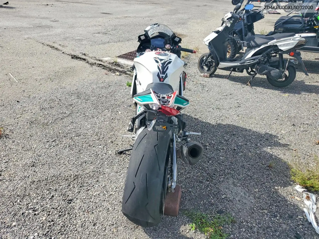 2020 Aprilia Tuono VIN: ZD4KEU00XLS002000 Lot: 58583066
