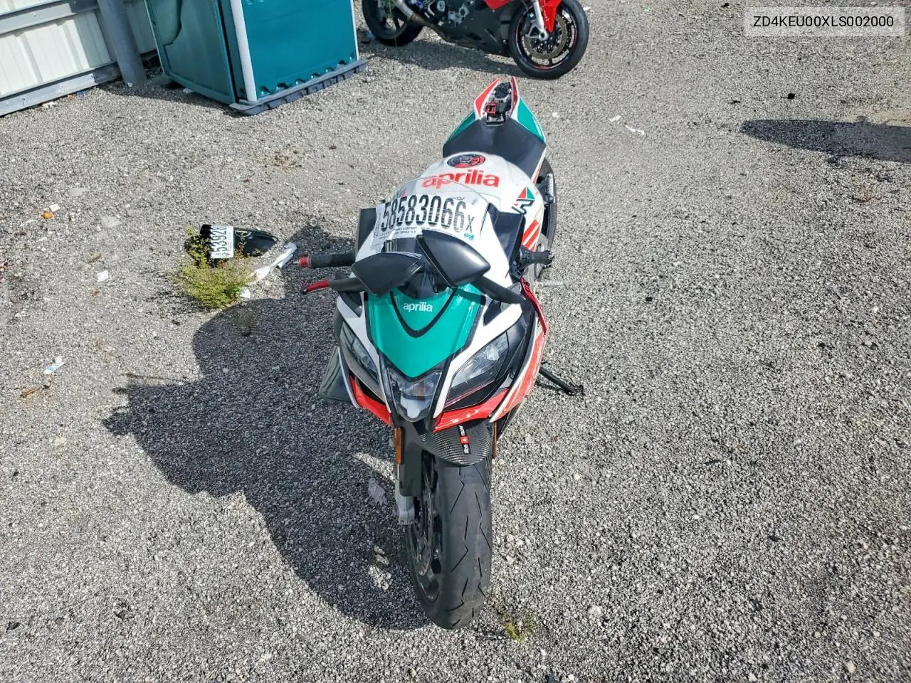 2020 Aprilia Tuono VIN: ZD4KEU00XLS002000 Lot: 58583066