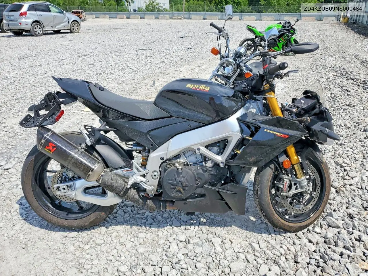 2022 Aprilia Tuono V4 1100 Factory VIN: ZD4KZUB09NS000484 Lot: 55508716