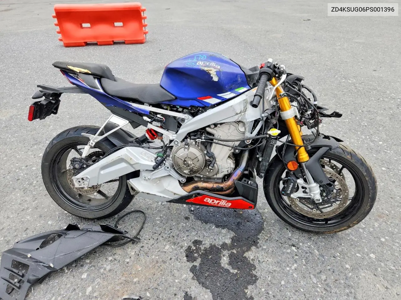 2023 Aprilia Rs 660 VIN: ZD4KSUG06PS001396 Lot: 53021666