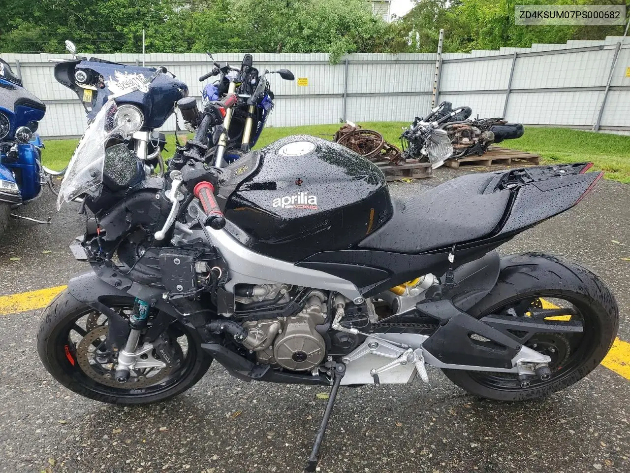 2023 Aprilia Tuono 660 Factory VIN: ZD4KSUM07PS000682 Lot: 54402546
