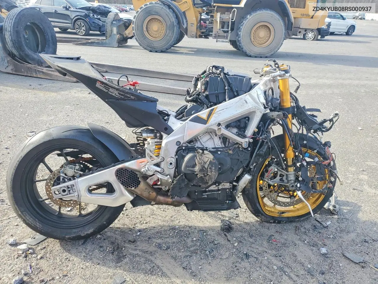 2024 Aprilia Rsv4 1100 Factory VIN: ZD4KYUB08RS000937 Lot: 51468046