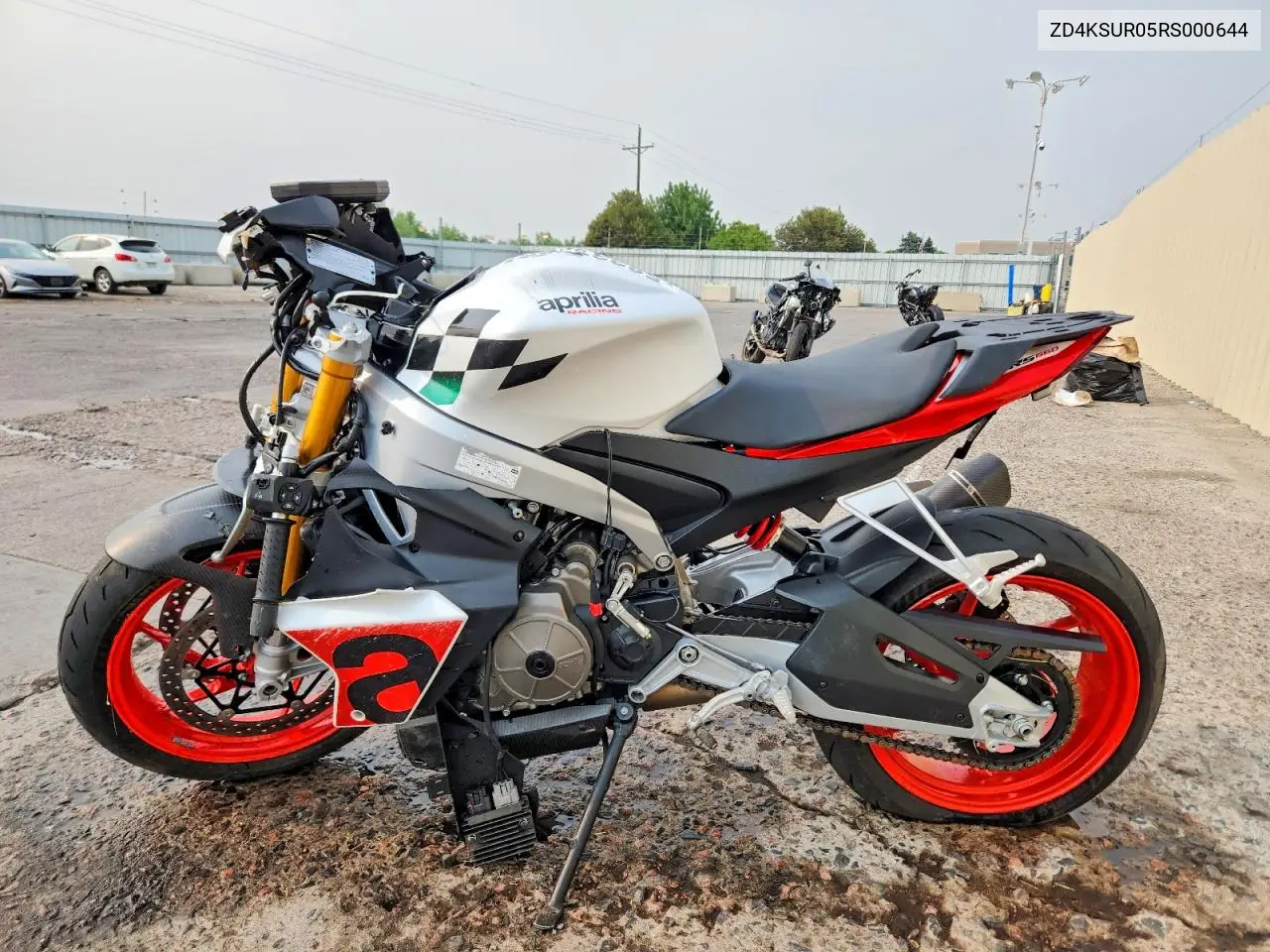 2024 Aprilia Rs 660 Extrema VIN: ZD4KSUR05RS000644 Lot: 58333256