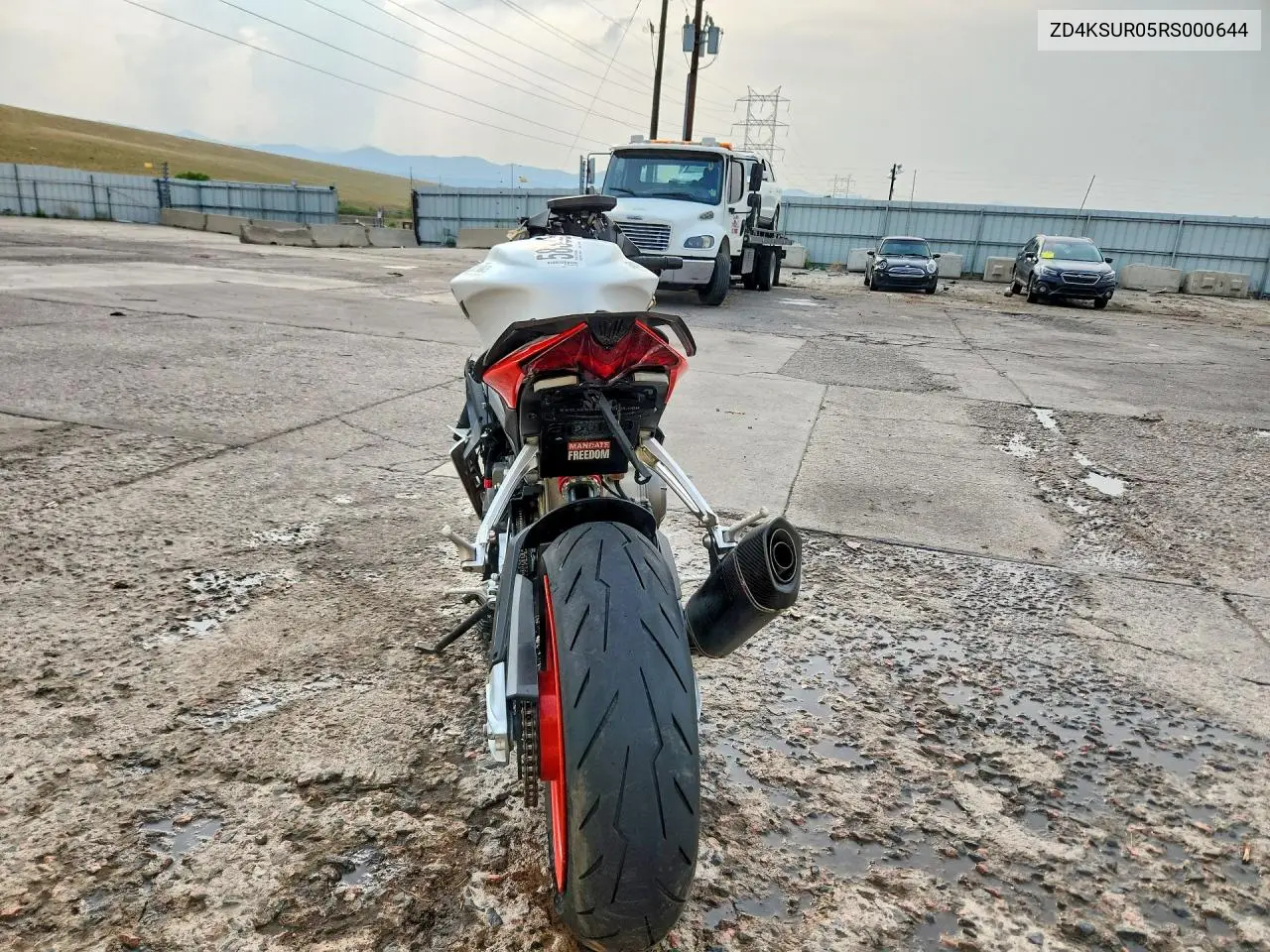 2024 Aprilia Rs 660 Extrema VIN: ZD4KSUR05RS000644 Lot: 58333256