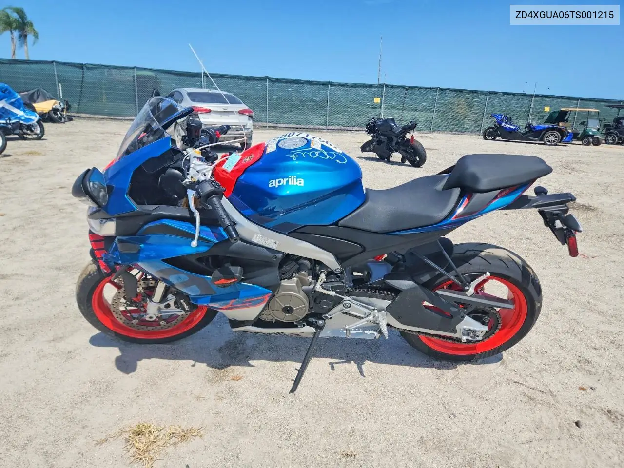 2026 Aprilia Rs 660 VIN: ZD4XGUA06TS001215 Lot: 58071756