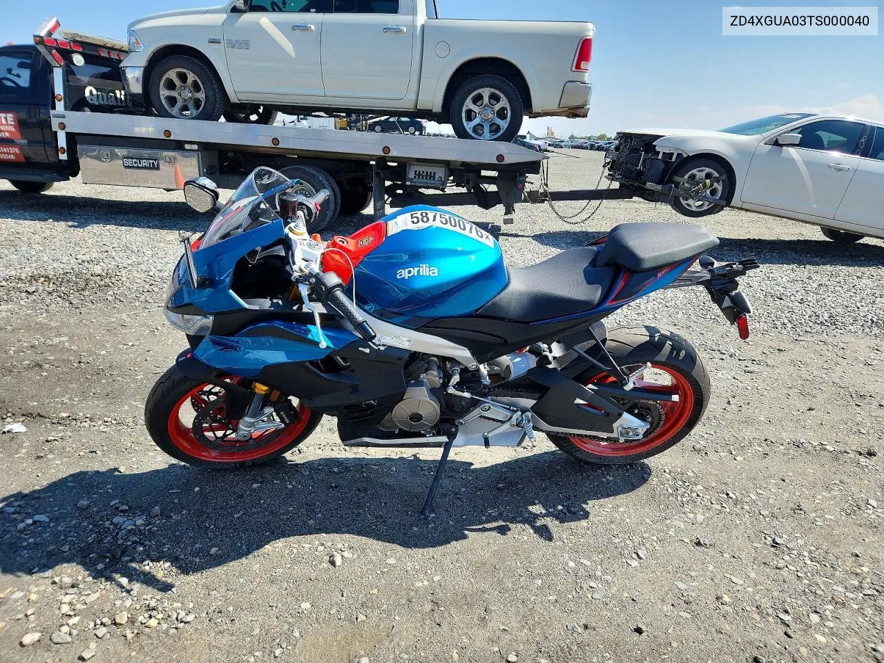 2026 Aprilia Rs 660 VIN: ZD4XGUA03TS000040 Lot: 58750076