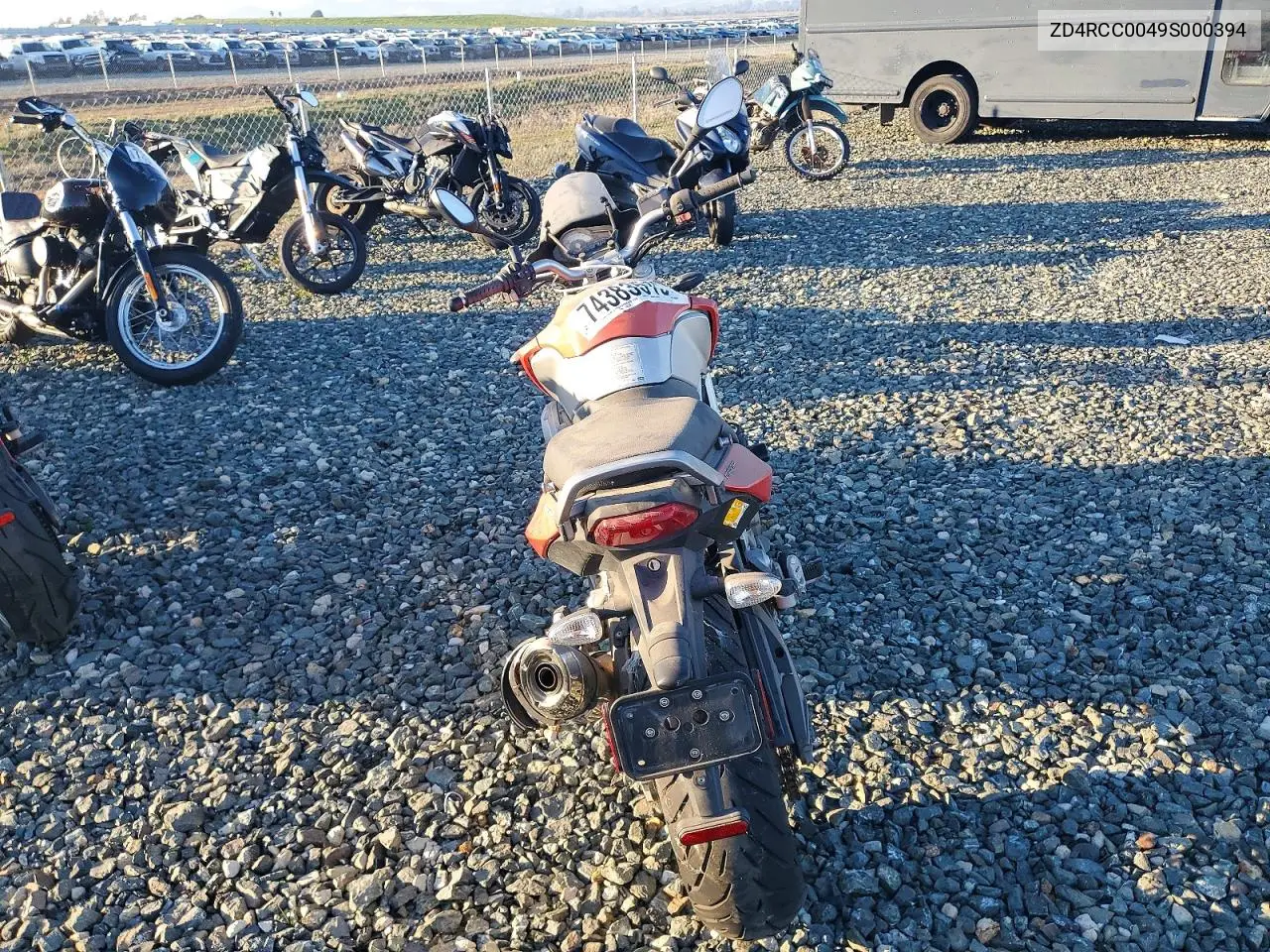 2009 Aprilia Mana 850 VIN: ZD4RCC0049S000394 Lot: 74383515