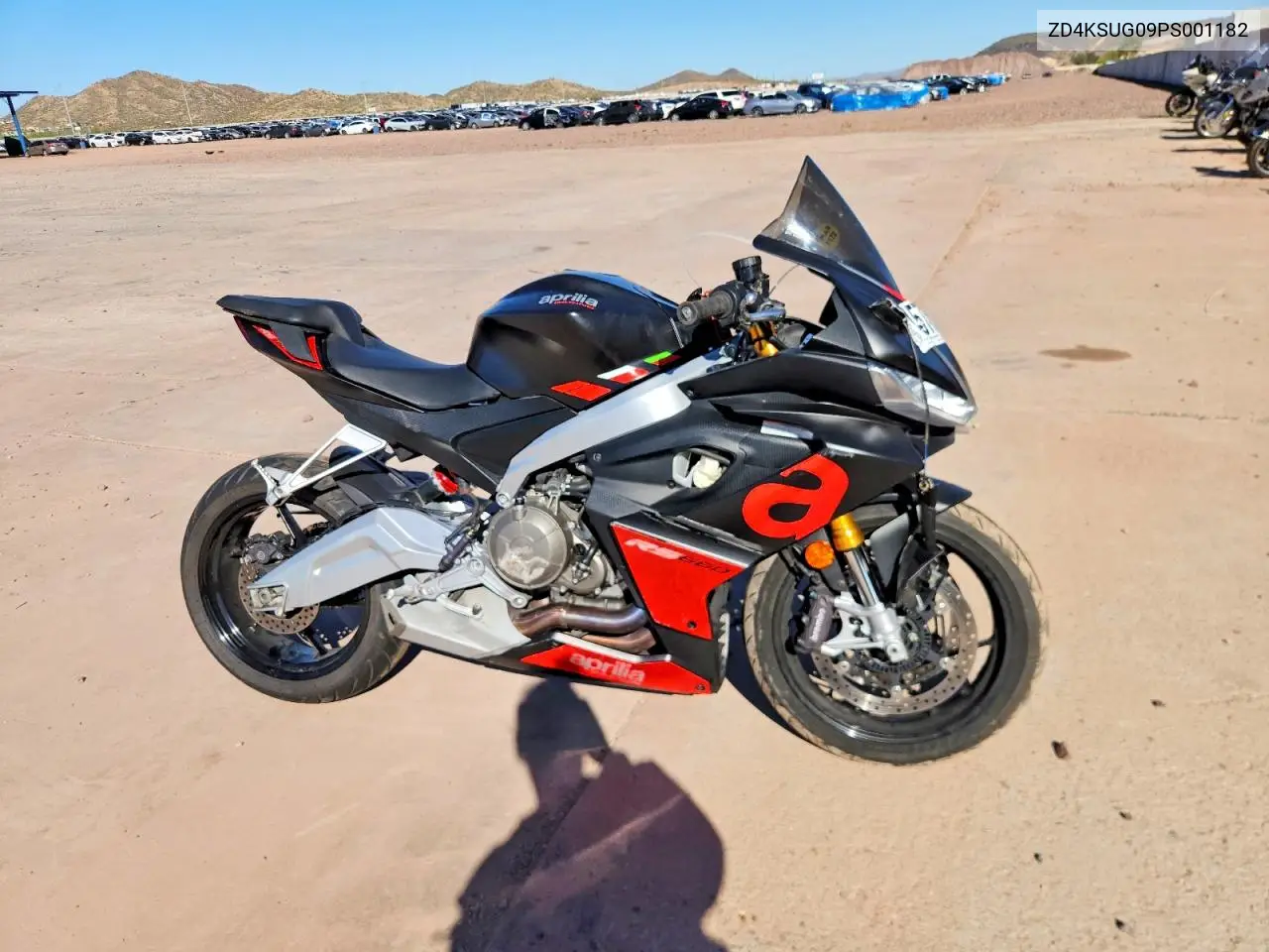 2023 Aprilia Rs 660 VIN: ZD4KSUG09PS001182 Lot: 45768636