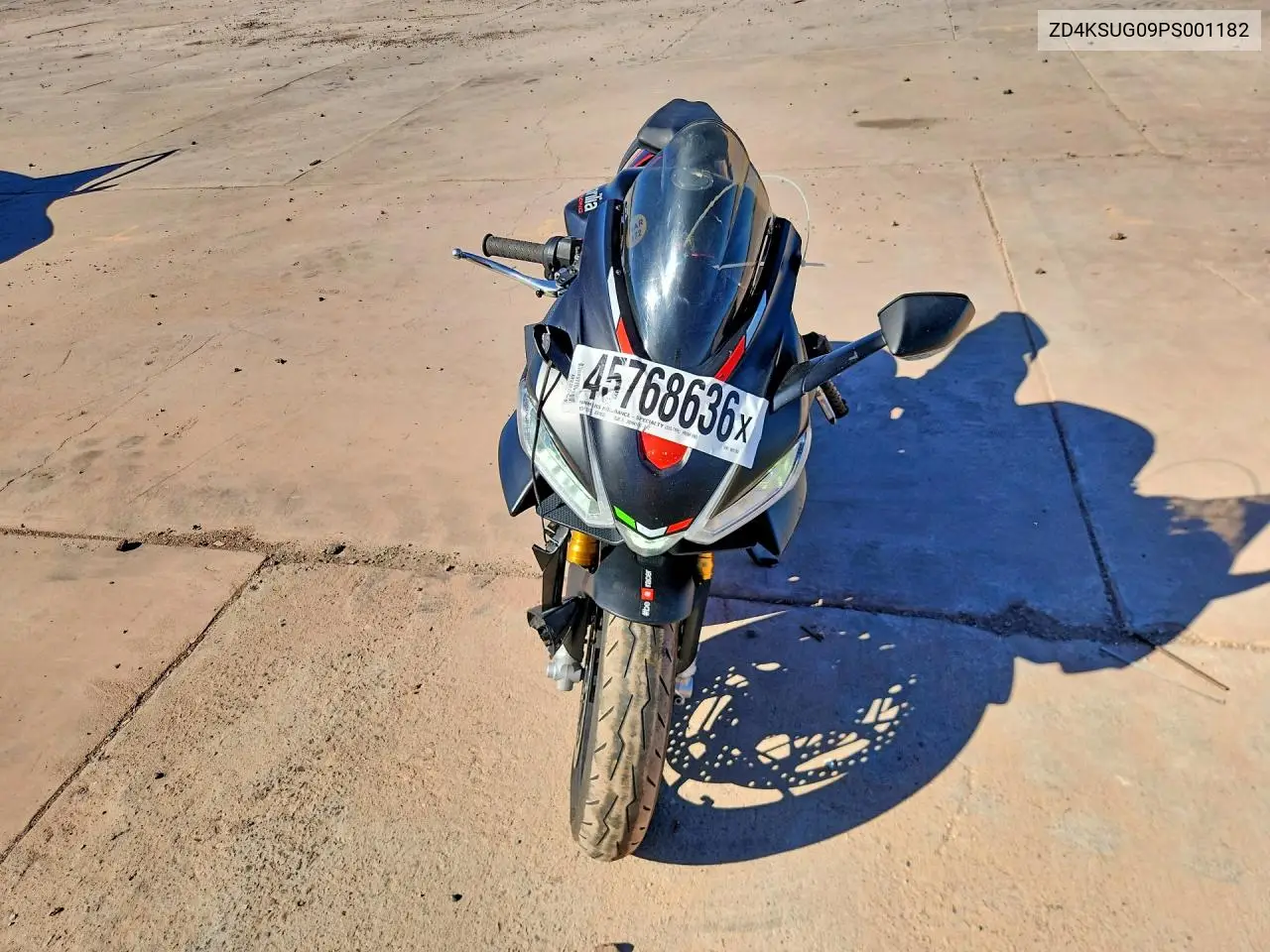 2023 Aprilia Rs 660 VIN: ZD4KSUG09PS001182 Lot: 45768636