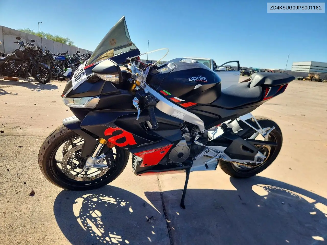 2023 Aprilia Rs 660 VIN: ZD4KSUG09PS001182 Lot: 45768636