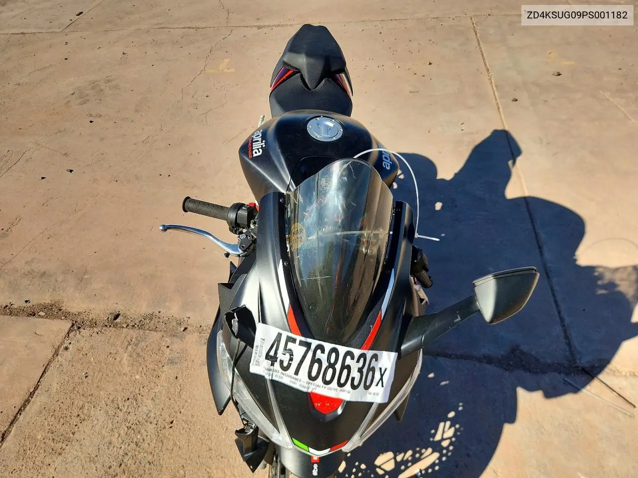 2023 Aprilia Rs 660 VIN: ZD4KSUG09PS001182 Lot: 45768636