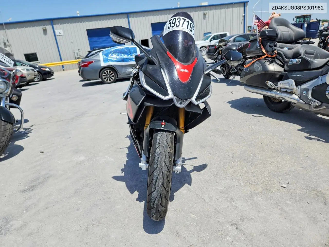 2023 Aprilia Rs 660 VIN: ZD4KSUG08PS001982 Lot: 59371956
