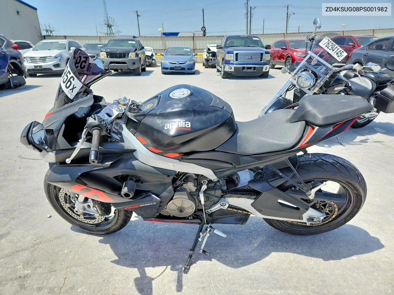 2023 Aprilia Rs 660 VIN: ZD4KSUG08PS001982 Lot: 59371956