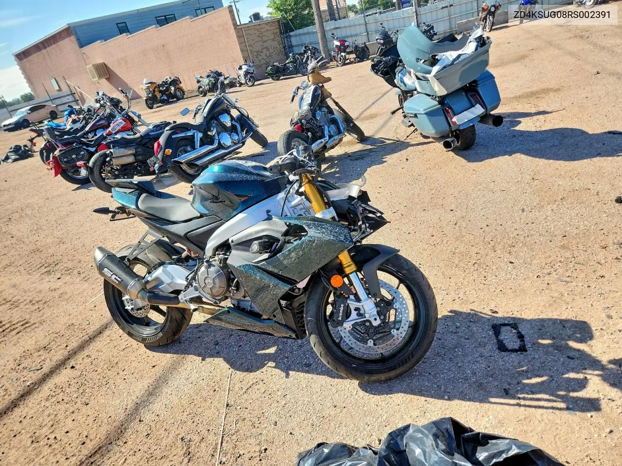 2024 Aprilia Rs 660 VIN: ZD4KSUG08RS002391 Lot: 56930376