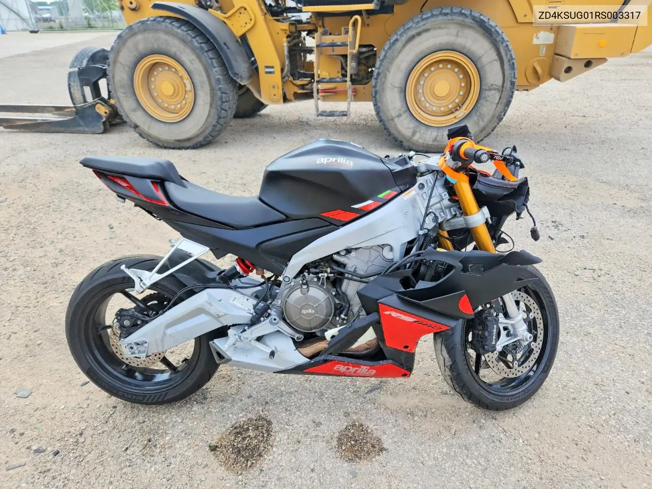 2024 Aprilia Rs 660 VIN: ZD4KSUG01RS003317 Lot: 59780066