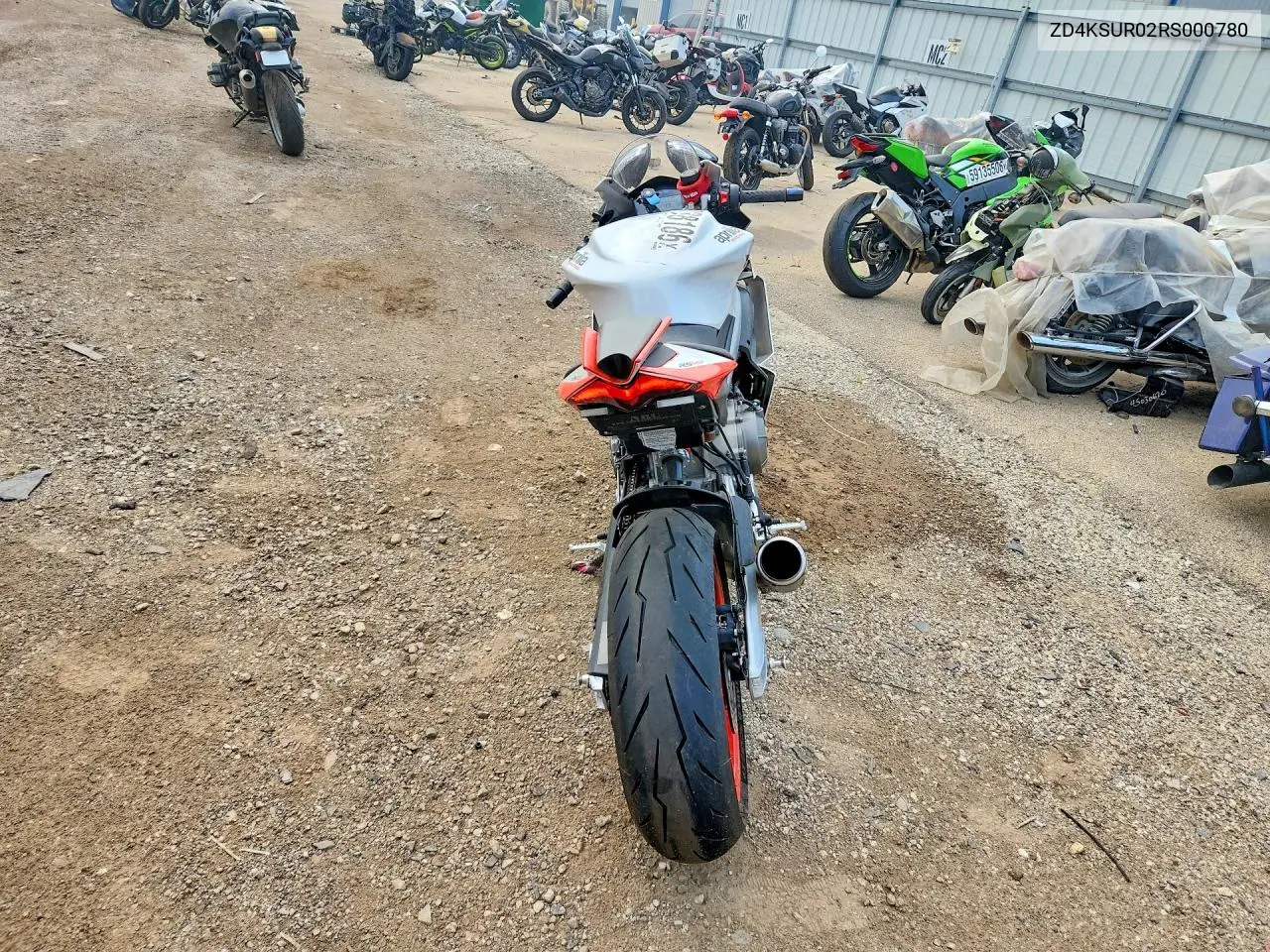 2024 Aprilia Rs 660 Extrema VIN: ZD4KSUR02RS000780 Lot: 60738186