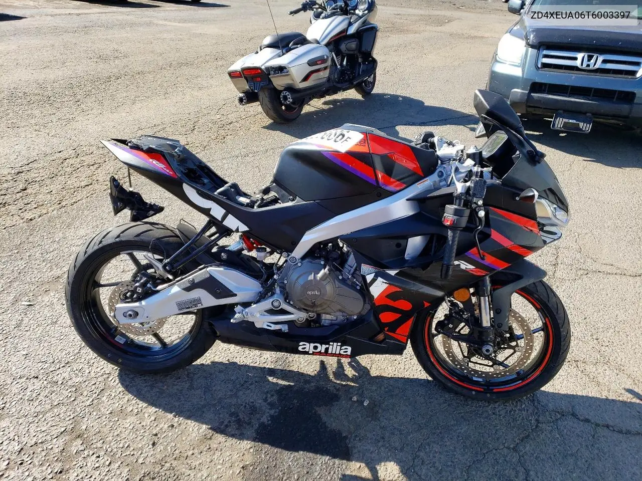 2026 Aprilia Rs 457 VIN: ZD4XEUA06T6003397 Lot: 58225686