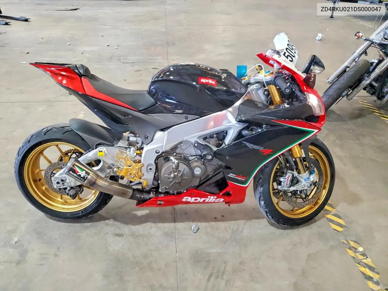 2013 Aprilia Rsv4 R-Factory VIN: ZD4RKU021DS000047 Lot: 50996846