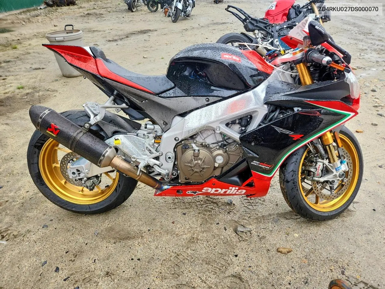 2013 Aprilia Rsv4 R-Factory VIN: ZD4RKU027DS000070 Lot: 53451286