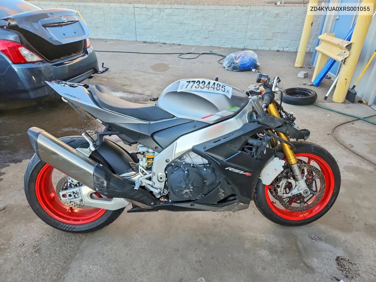2024 Aprilia Rsv4 1100 VIN: ZD4KYUA0XRS001055 Lot: 77334485