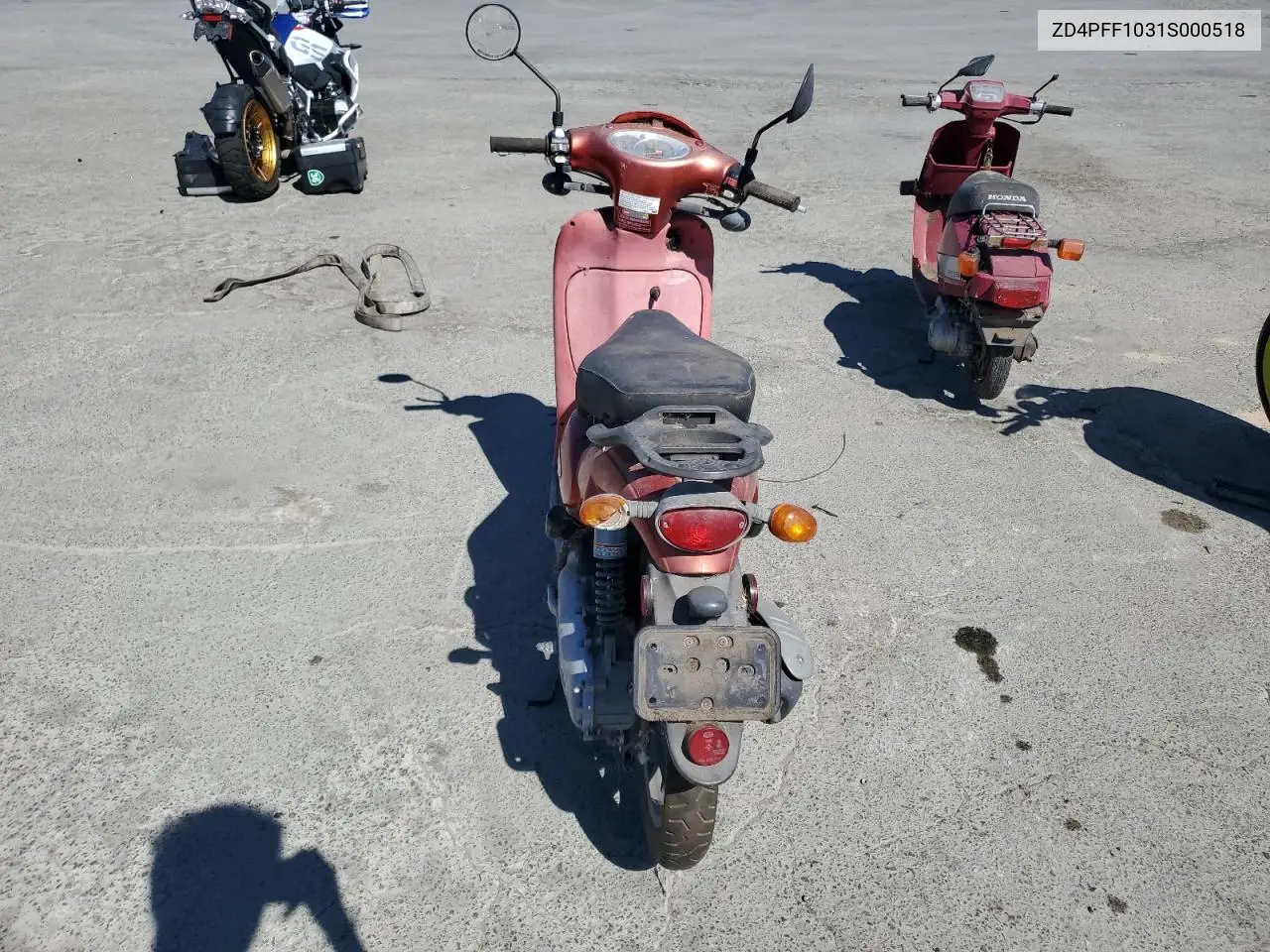 2001 Aprilia Scarabeo 50 VIN: ZD4PFF1031S000518 Lot: 69516925
