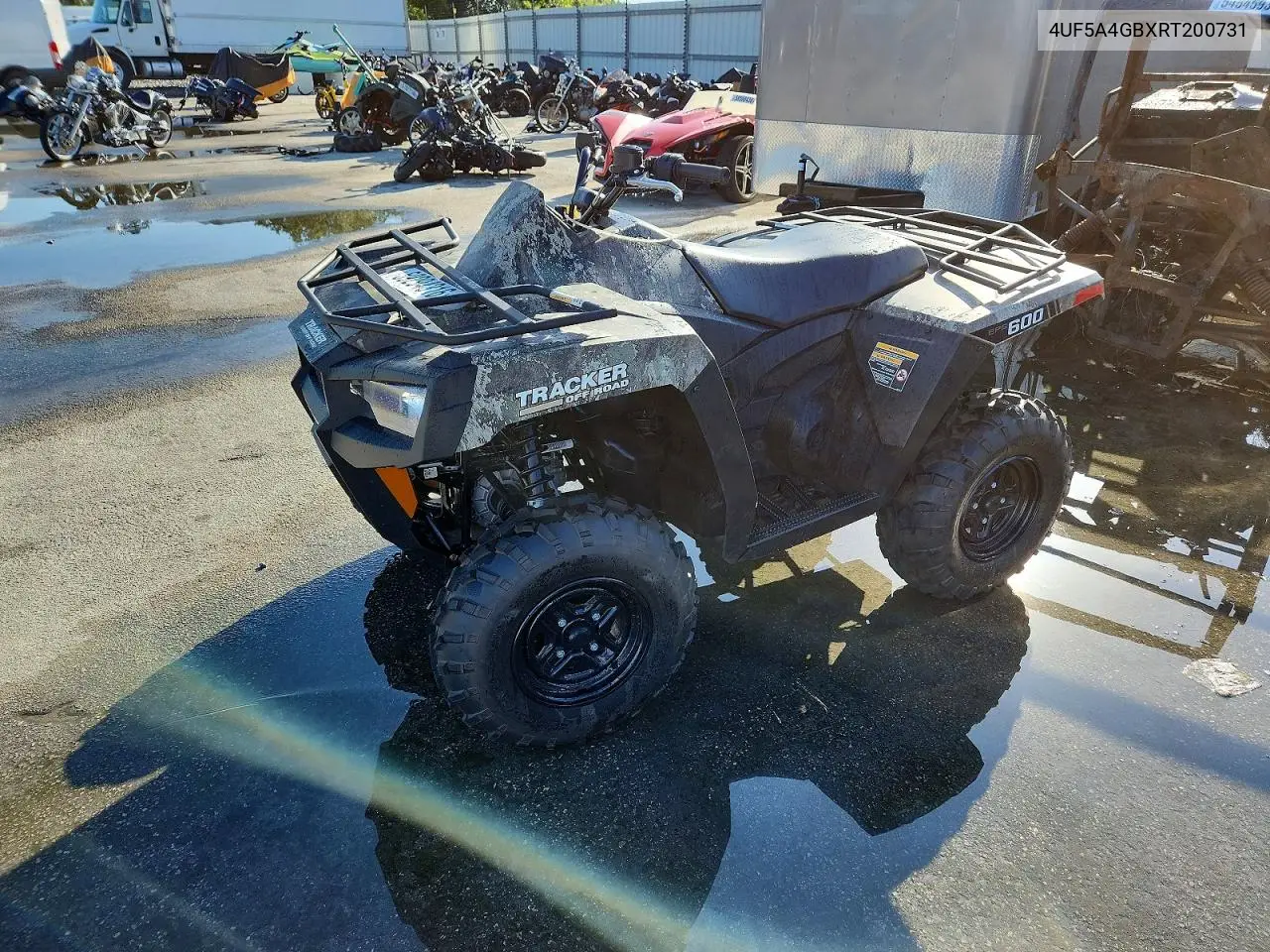 2024 Polaris Sporstman Atv VIN: 4UF5A4GBXRT200731 Lot: 59294316