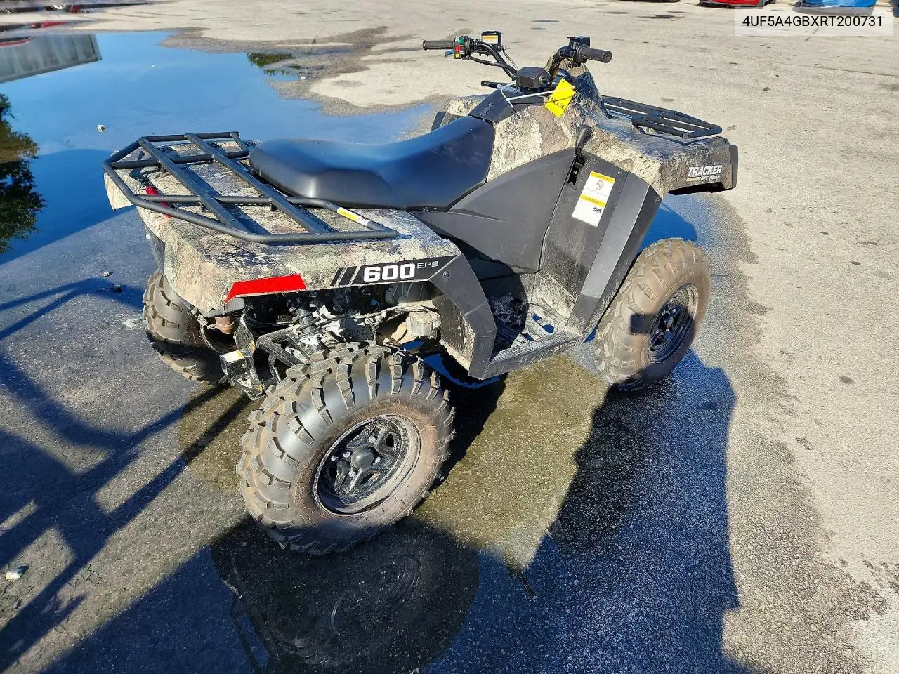 2024 Polaris Sporstman Atv VIN: 4UF5A4GBXRT200731 Lot: 59294316