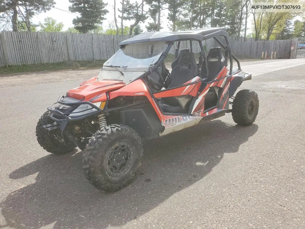 2013 Arctic Cat Artic Cat - Atv VIN: 4UF13MPVXDT307693 Lot: 53367386